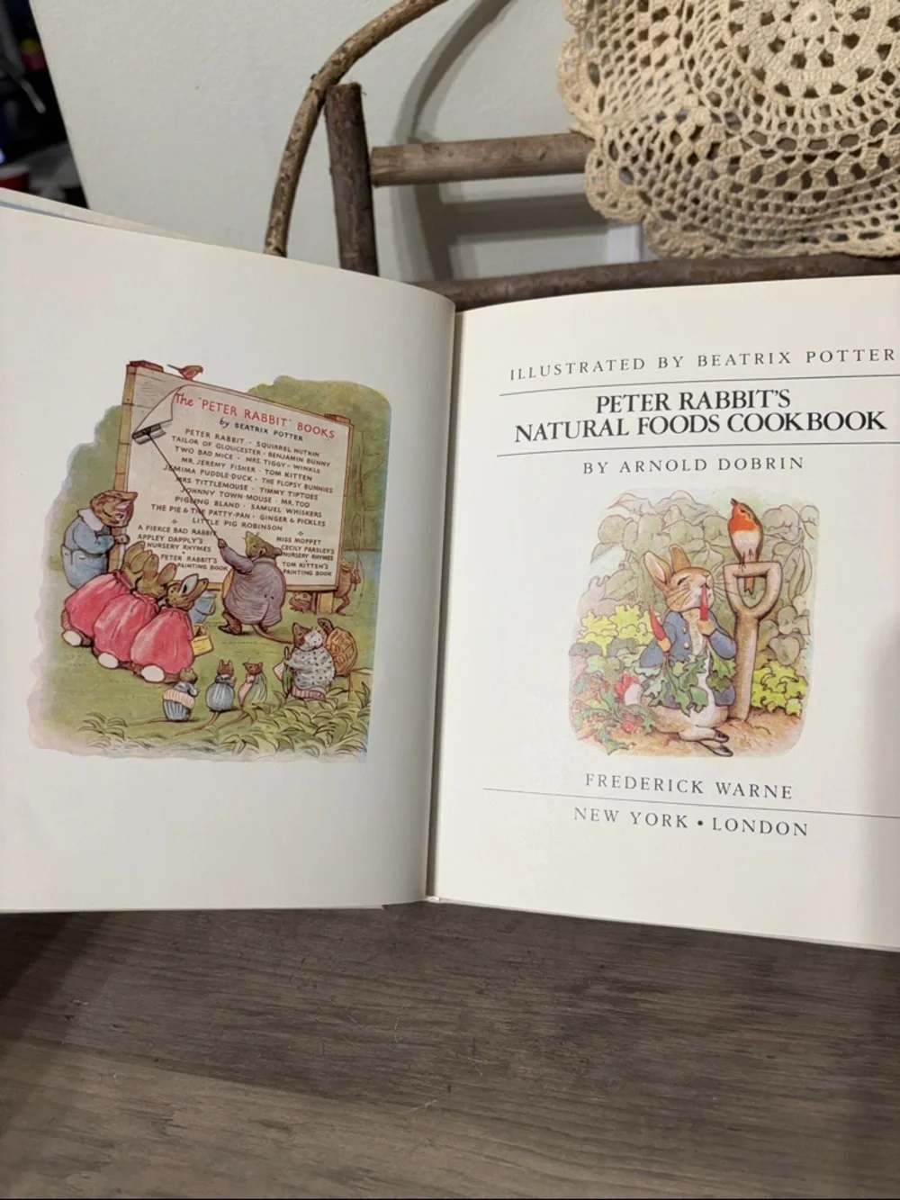 Vintage Peter Rabbit's Natural Food Cookbook by Arnold Dobrin 1977 Pre Owned